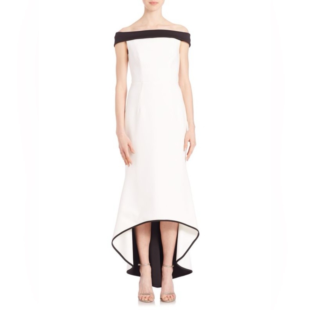 Black Halo Eve by Laurel Berman (Off-The-Shoulder Long Dress)